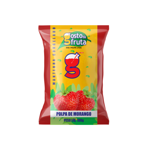 Polpa de Morango - 5 unidades Polpa de Morango - 5 unidades
